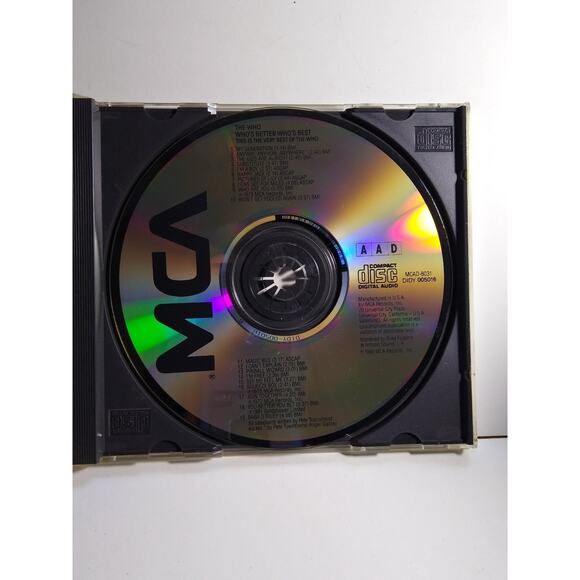 The Who - Who's Better, Who's Best CD 1988 MCA Rock Classic Hits - Picture 2 of 3